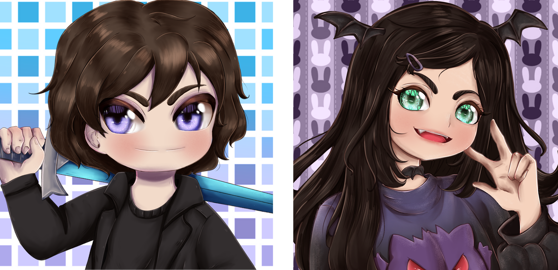 SilentRemi profile picture samples for anime style and chibi style